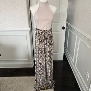 AKIRA Snake Pattern Women's Jumpsuit Small